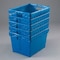 Global Industrial Corrugated Postal Storage Tote, 18-1/2 in L x 13-1/4 in W x 12 in H, Blue, Plastic 257915BL - alternate 2